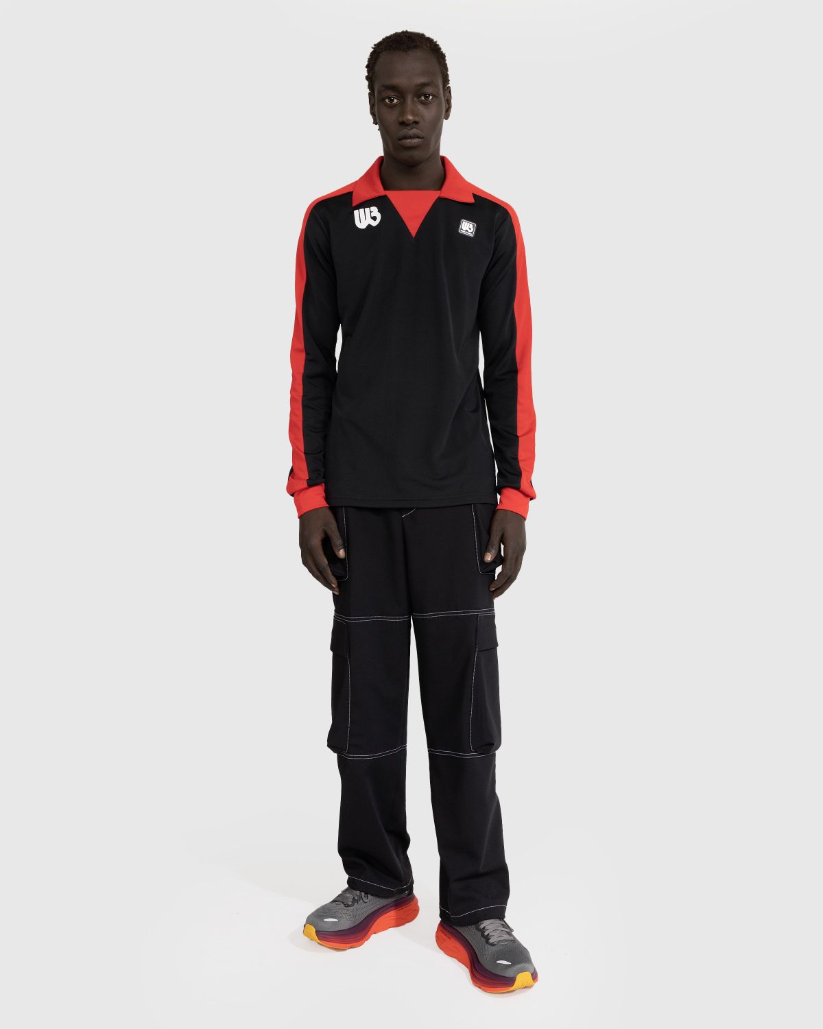 Wales Bonner – Home Jersey Shirt Black/Red